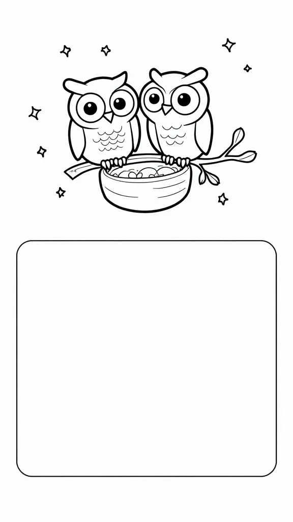 owl coloring pages for preschoolers